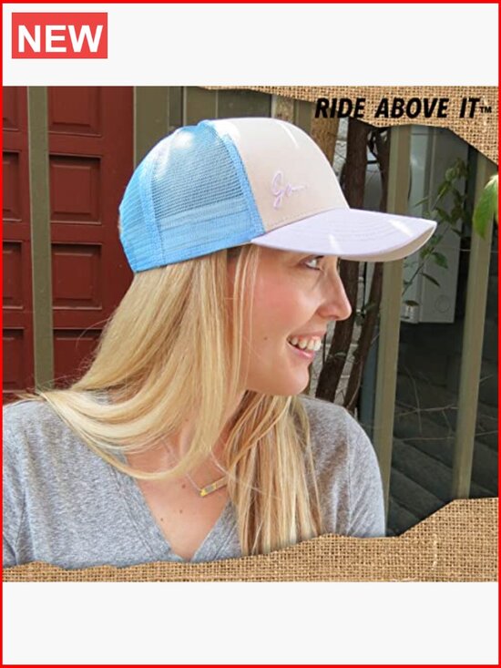 Women\'s Snapback Trucker Hats Curved Bill Baseball Cap for Summer main image 6